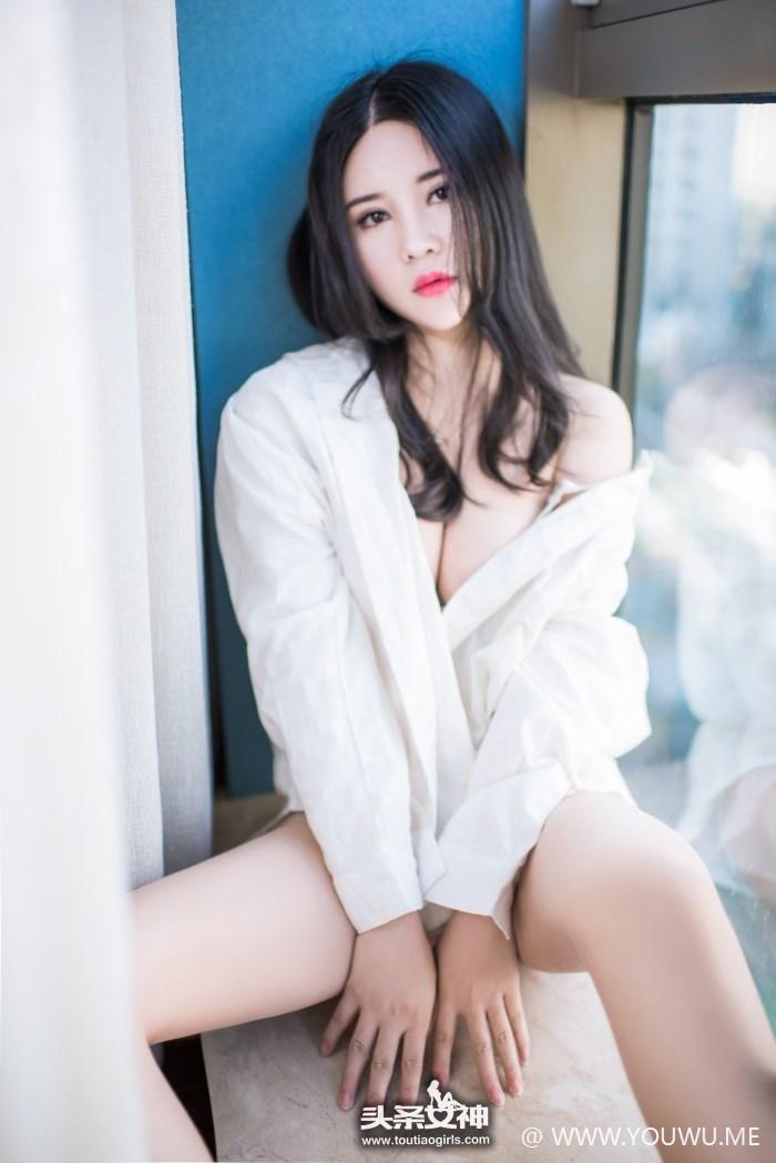 [TouTiao头条女神] 2017.03.19 NO.297 可儿热情白衬衣