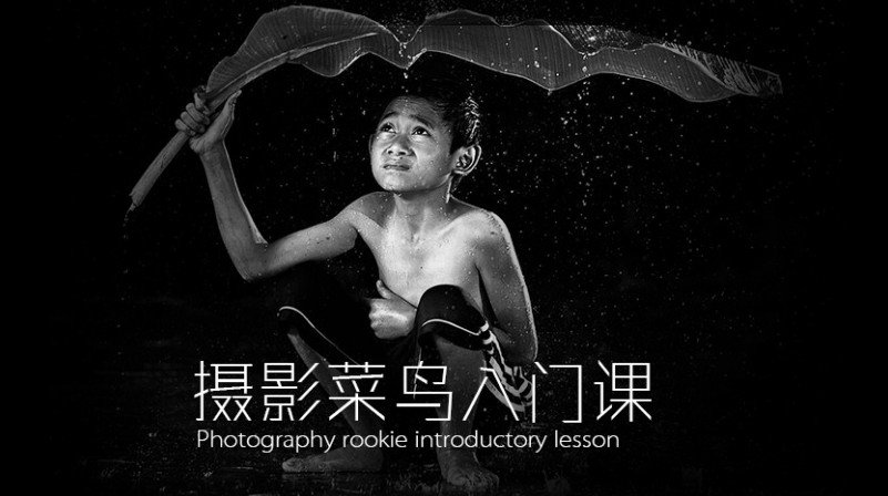 摄影基础：摄影菜鸟入门课