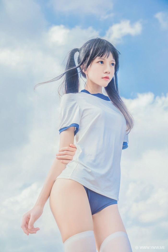 萝莉风COS 桜桃喵 – 体操服-像素点