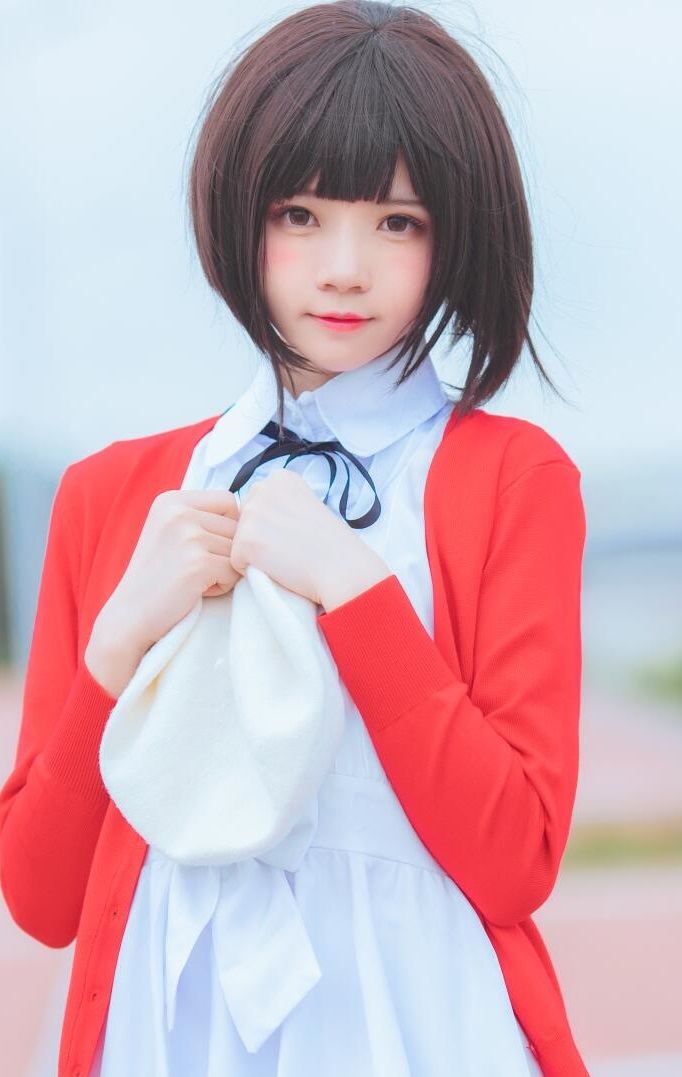 萝莉风COS 桜桃喵 – 加藤惠系列之常服