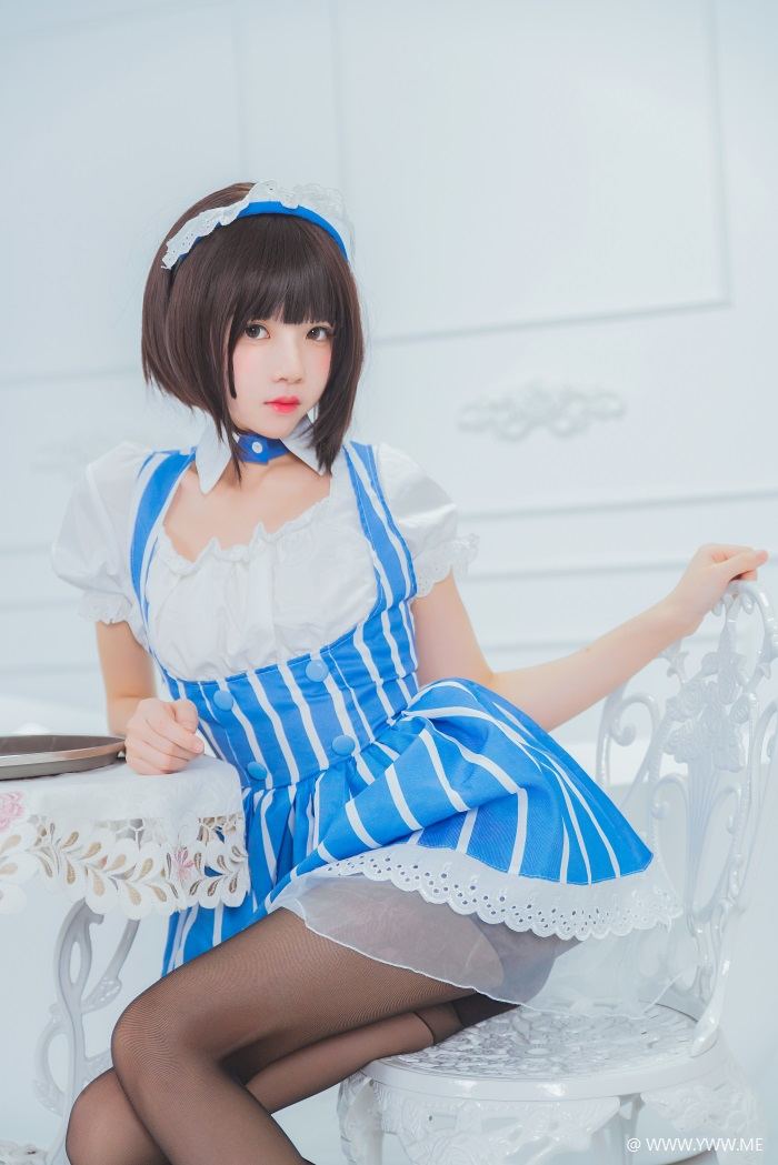 萝莉风COS 桜桃喵 – 加藤惠系列之妹抖-像素点