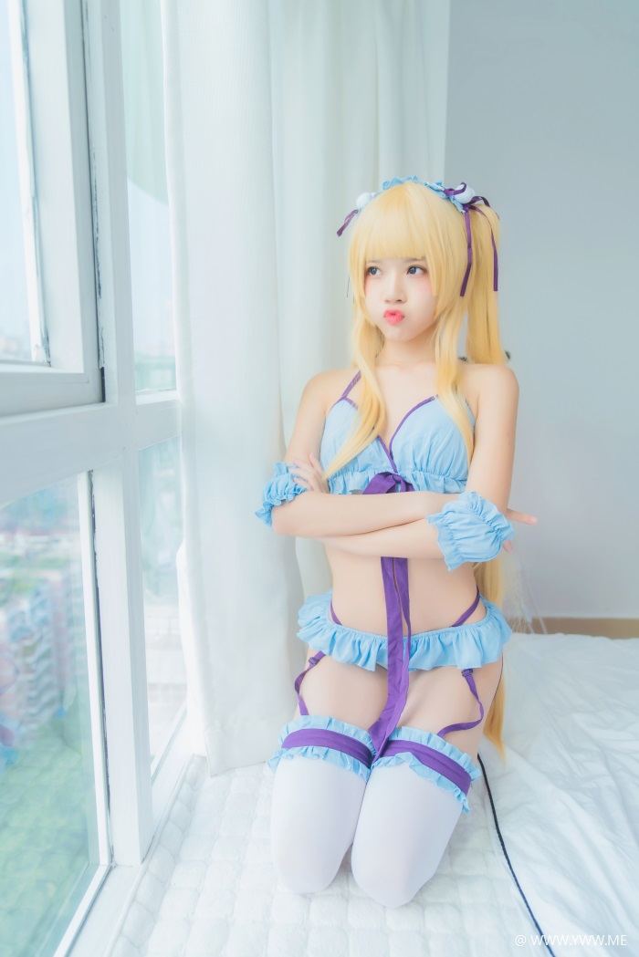萝莉风COS 桜桃喵 – 英梨梨COS 01-像素点