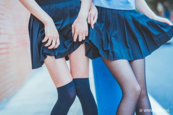 萝莉风COS 桜桃喵&疯猫ss – JK百合2-像素点