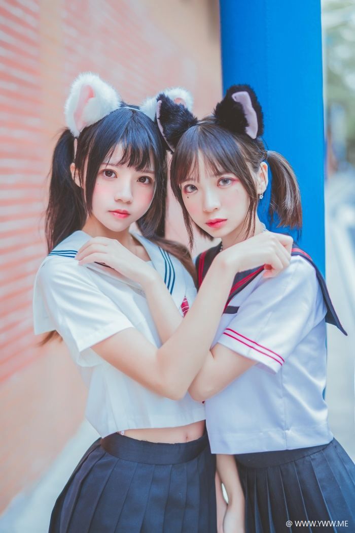 萝莉风COS 桜桃喵&疯猫ss – JK百合2-像素点