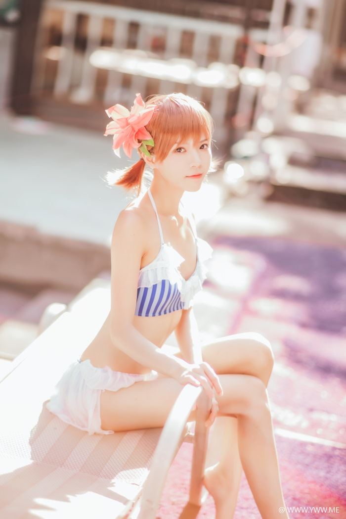 萝莉风COS 桜桃喵 – 炮姐COS-像素点