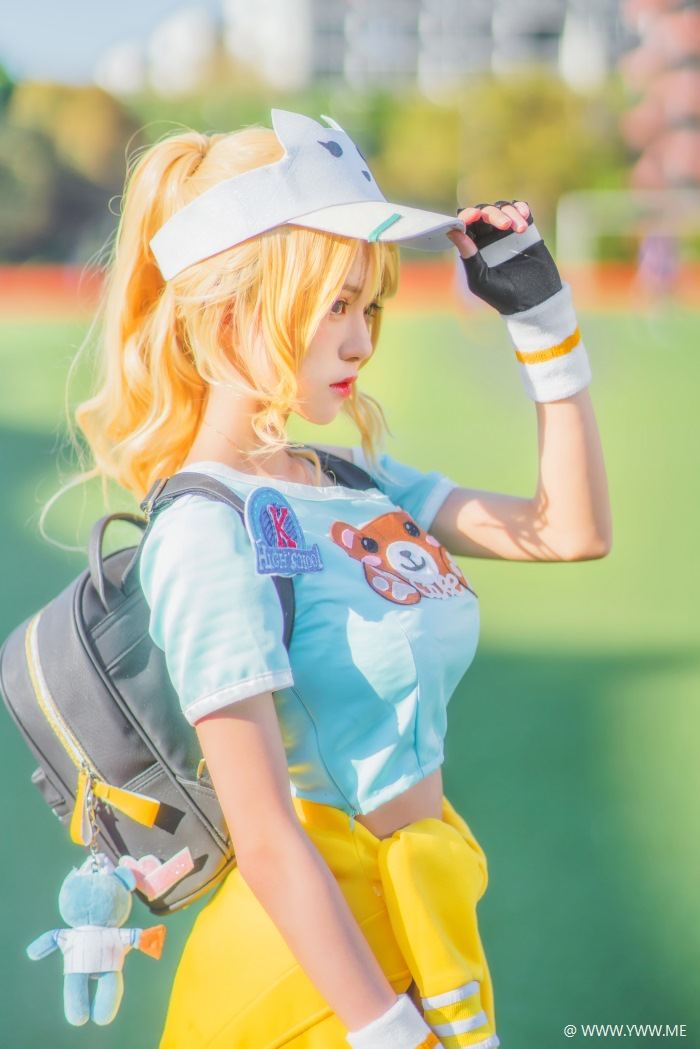 萝莉风COS 桜桃喵 – 花木兰青春决赛季-像素点