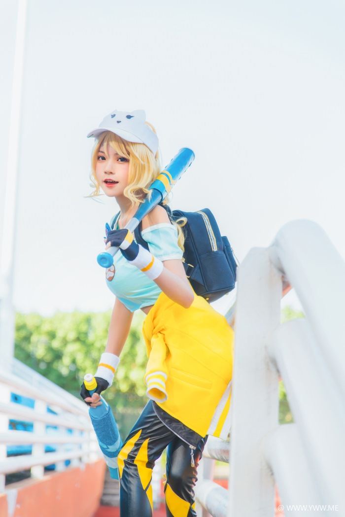 萝莉风COS 桜桃喵 – 花木兰青春决赛季-像素点