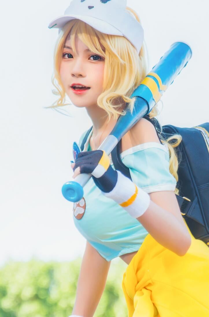萝莉风COS 桜桃喵 – 花木兰青春决赛季
