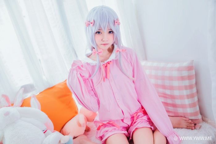 萝莉风COS 桜桃喵 – 纱雾COS-像素点
