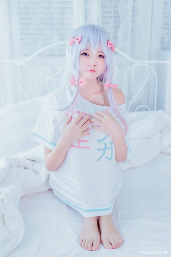萝莉风COS 桜桃喵 – 纱雾COS-像素点