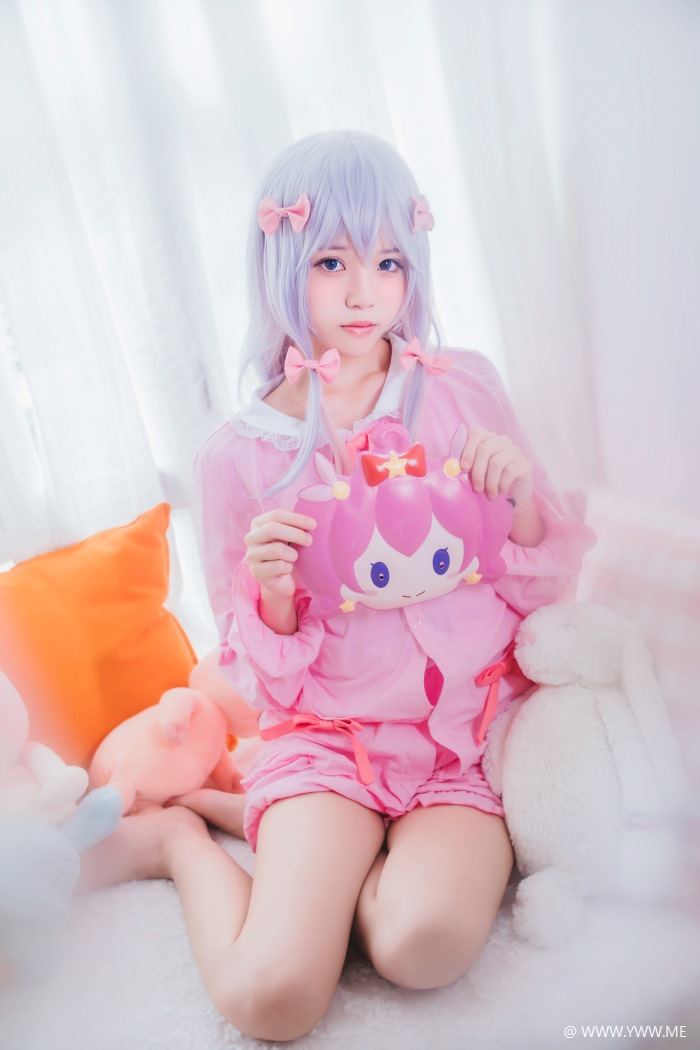 萝莉风COS 桜桃喵 – 纱雾COS-像素点