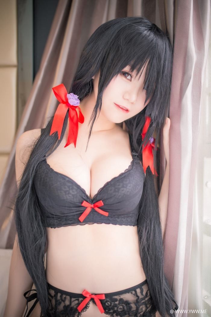 性感人气COSER Yoko宅夏Cos – 狂三内衣-像素点