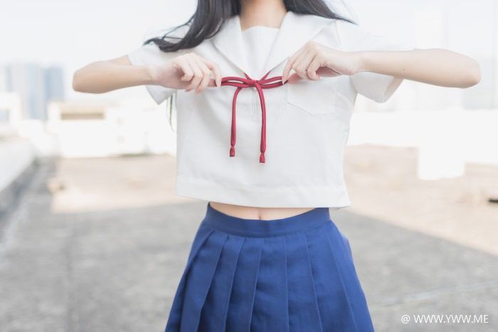 风之领域写真 NO.034 蓝白条纹-像素点
