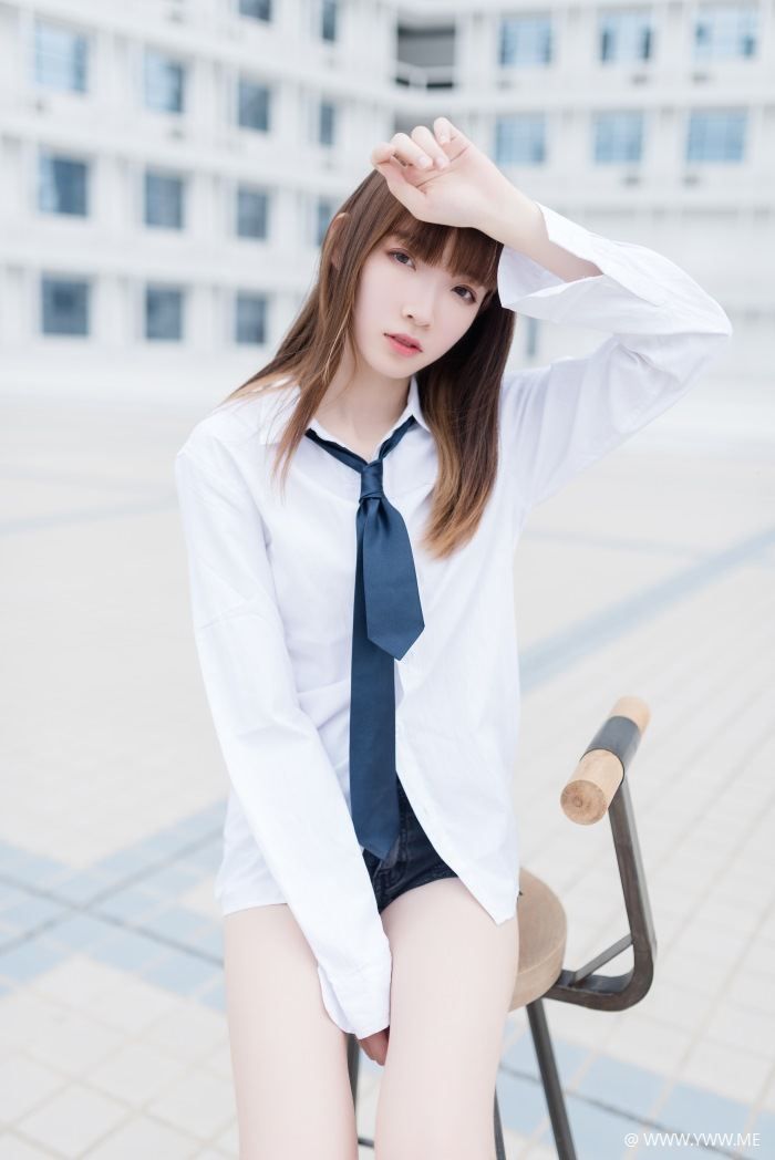 风之领域写真 NO.038 白衬衫裸足-像素点
