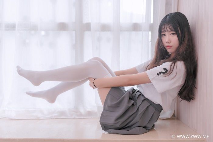 风之领域写真 NO.040 纯纯女孩性感白丝-像素点