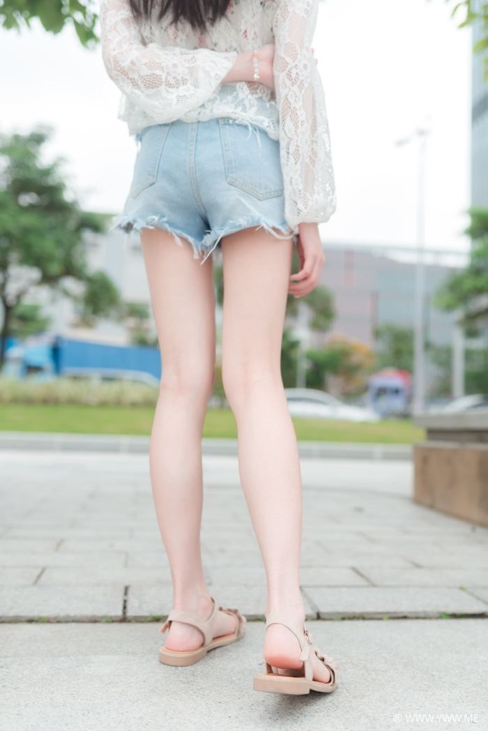 风之领域写真 NO.042 无丝美腿清新少女风-像素点