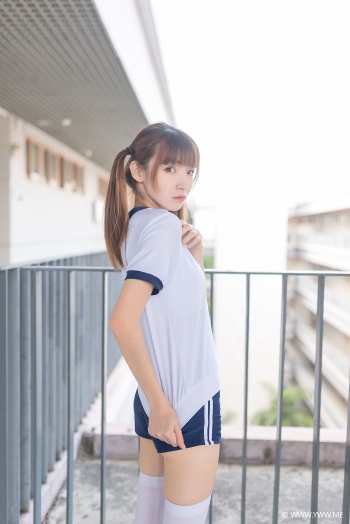 风之领域写真 NO.045 清新体操服白丝女孩-像素点