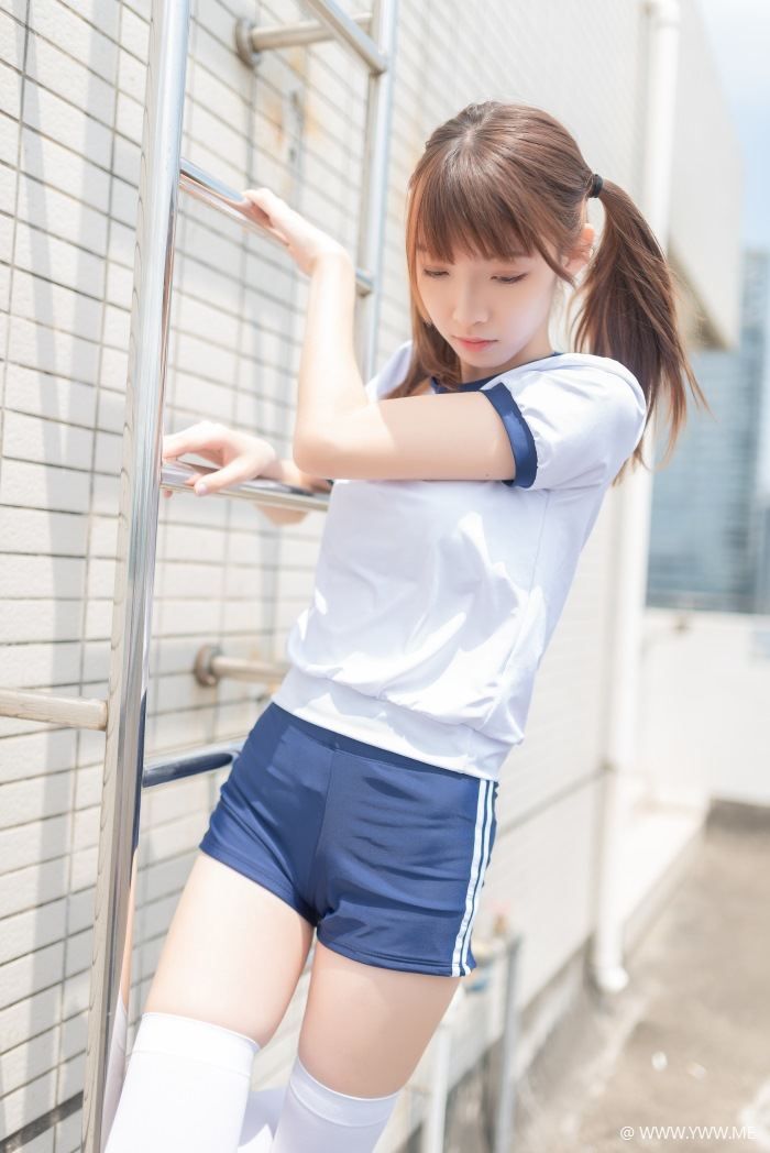 风之领域写真 NO.045 清新体操服白丝女孩-像素点