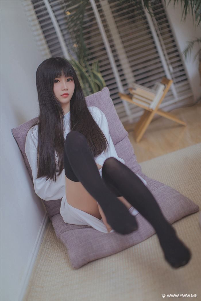 风之领域写真 NO.081 长发的黑丝学妹-像素点