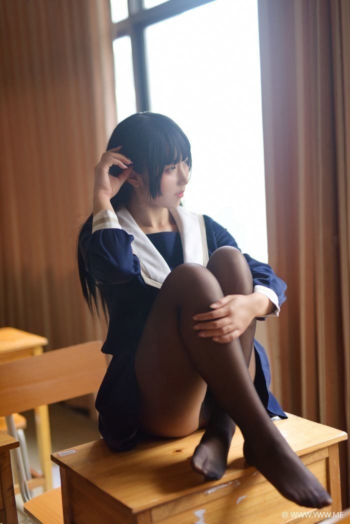 风之领域写真 NO.128 校服黑丝-像素点