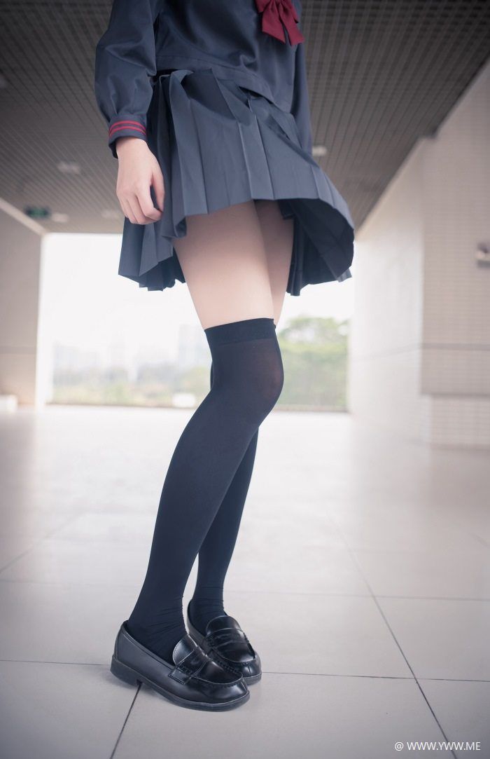 风之领域写真 NO.131 JK长腿黑丝-像素点