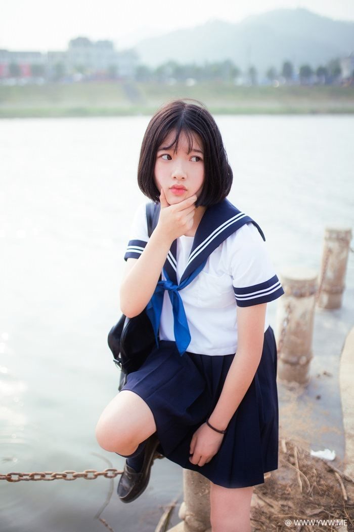 风之领域写真 NO.162 可爱的水手服-像素点