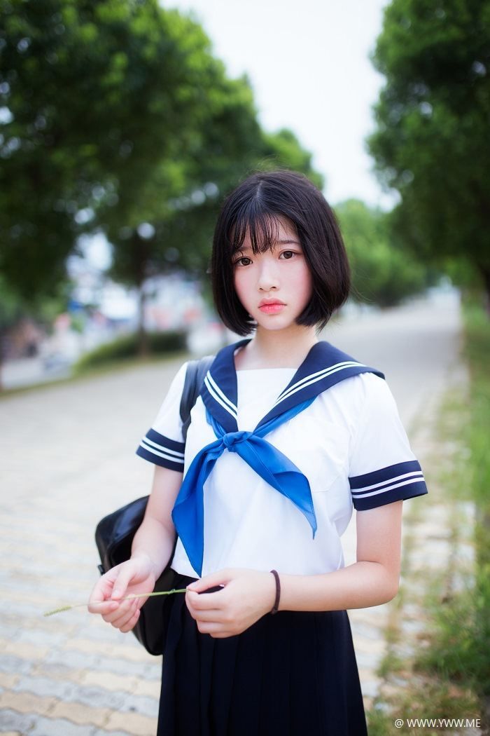 风之领域写真 NO.162 可爱的水手服-像素点