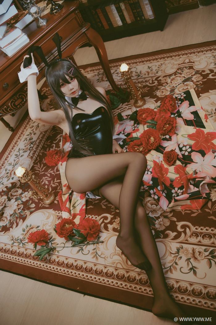 风之领域写真 No.198 黑丝兔女郎-像素点
