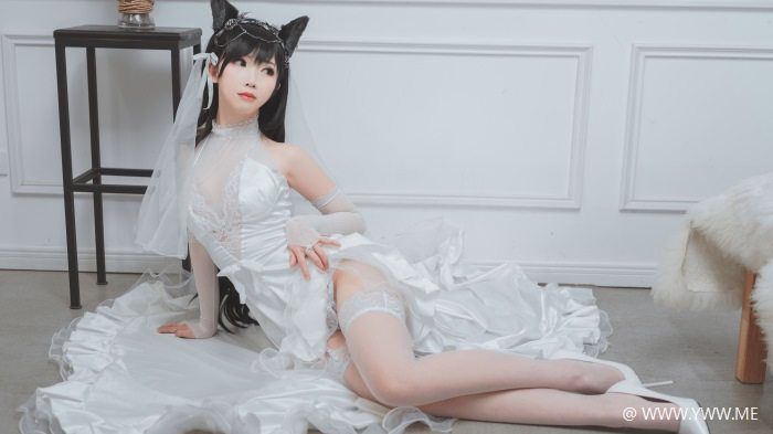 可爱人气Coser面饼仙儿 – 爱宕花嫁-像素点