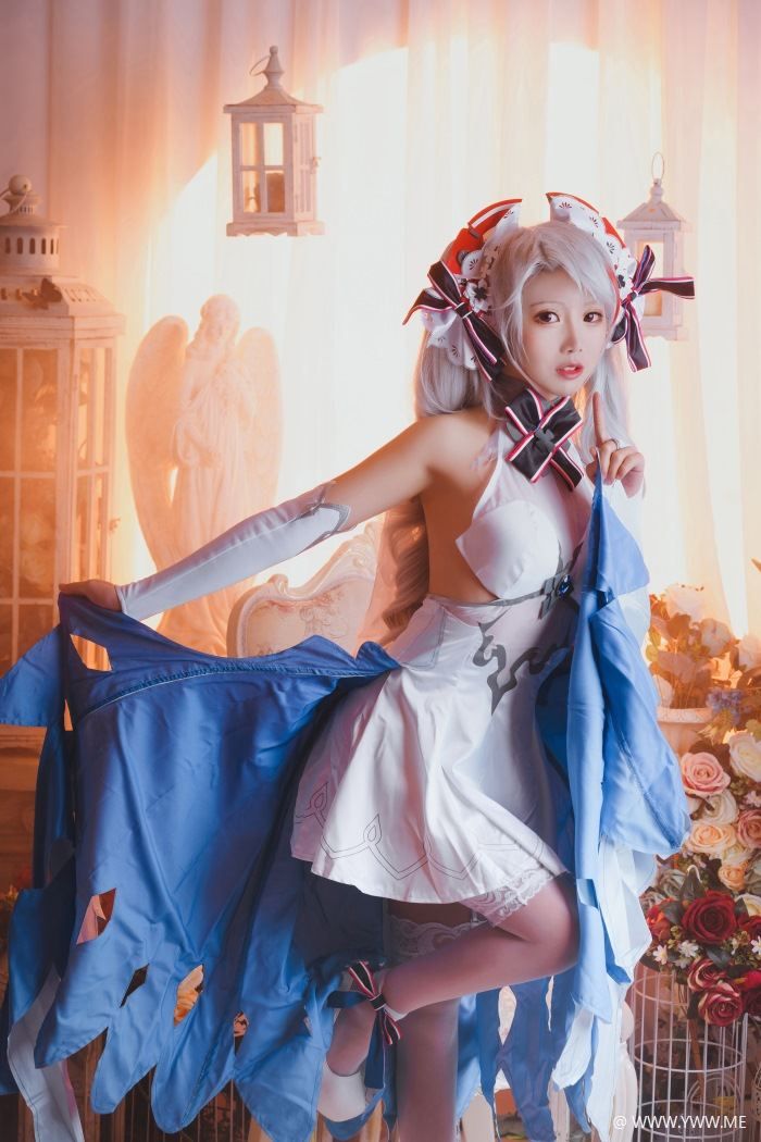 可爱人气Coser面饼仙儿 – 欧根花嫁-像素点