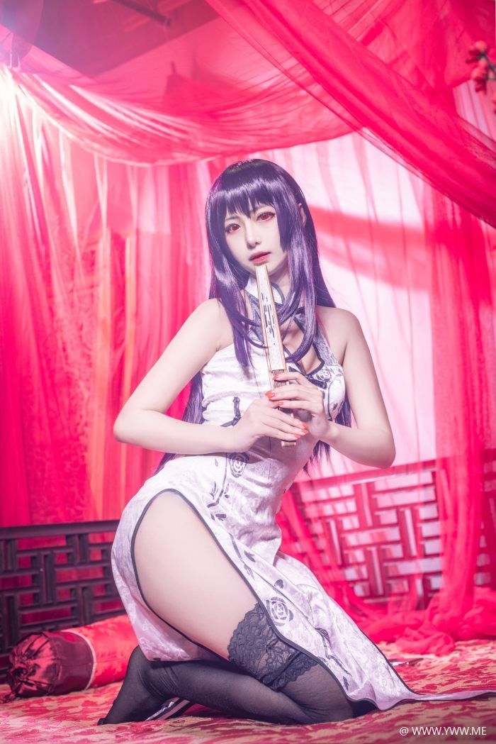 Shika小鹿鹿 学姐旗袍-像素点