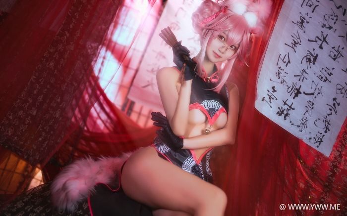 微博红人Coser@黑川 杀阶旗袍 柯杨斯卡娅 √-像素点