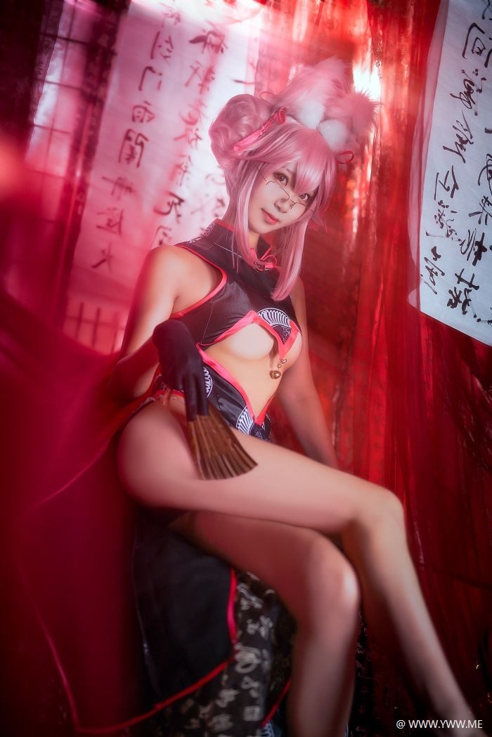 微博红人Coser@黑川 杀阶旗袍 柯杨斯卡娅 √-像素点