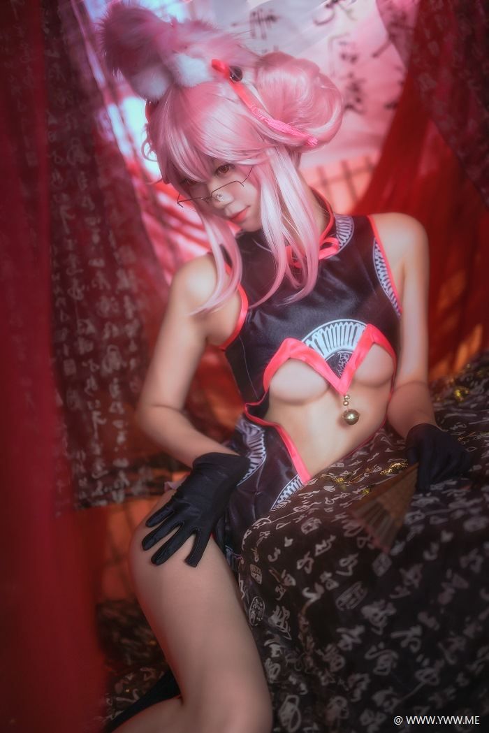 微博红人Coser@黑川 杀阶旗袍 柯杨斯卡娅 √-像素点