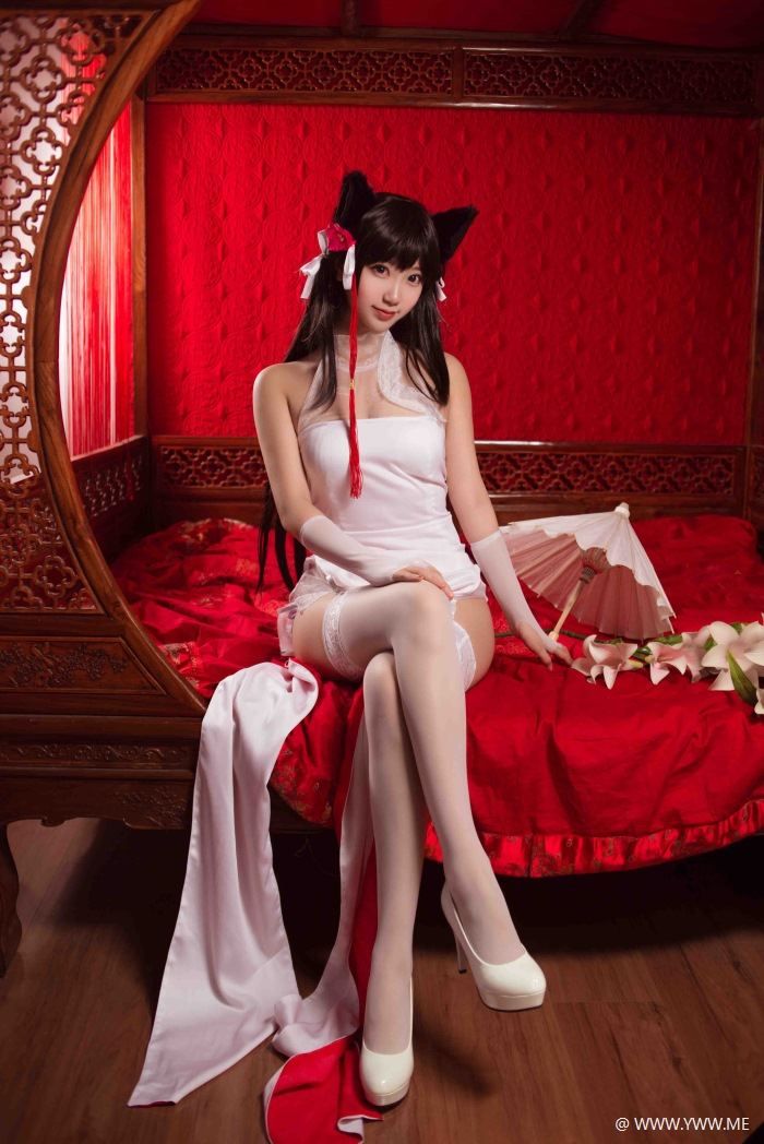 微博红人Coser@黑川 獒犬旗袍-像素点