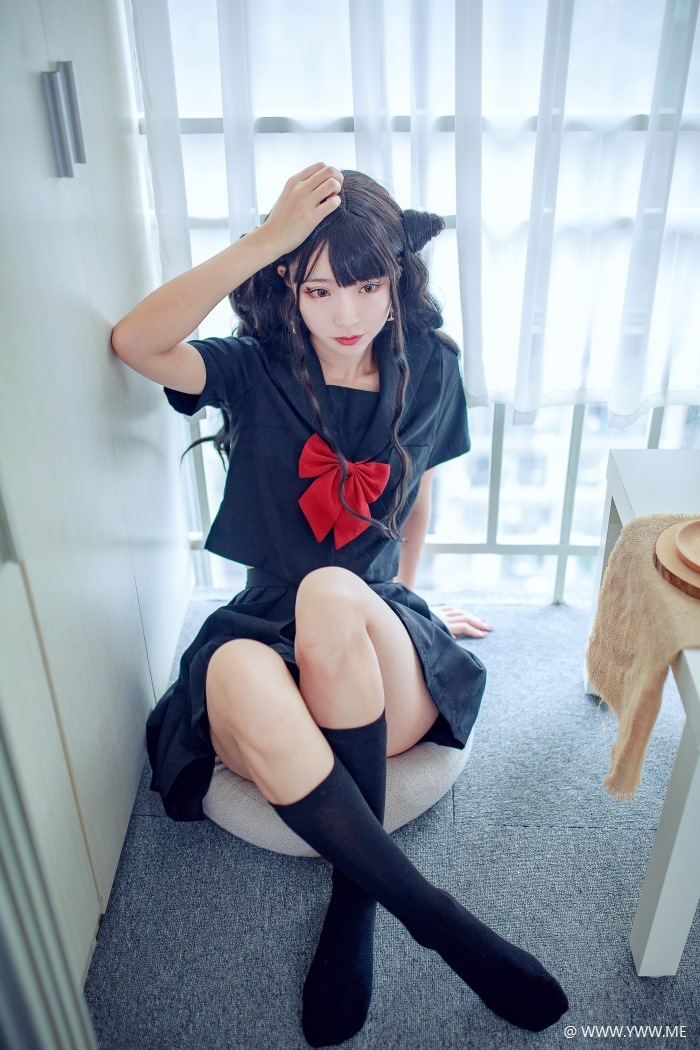 微博红人Coser@黑川 小恶魔JK-像素点