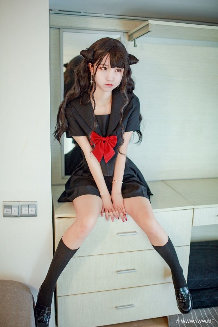 微博红人Coser@黑川 小恶魔JK-像素点