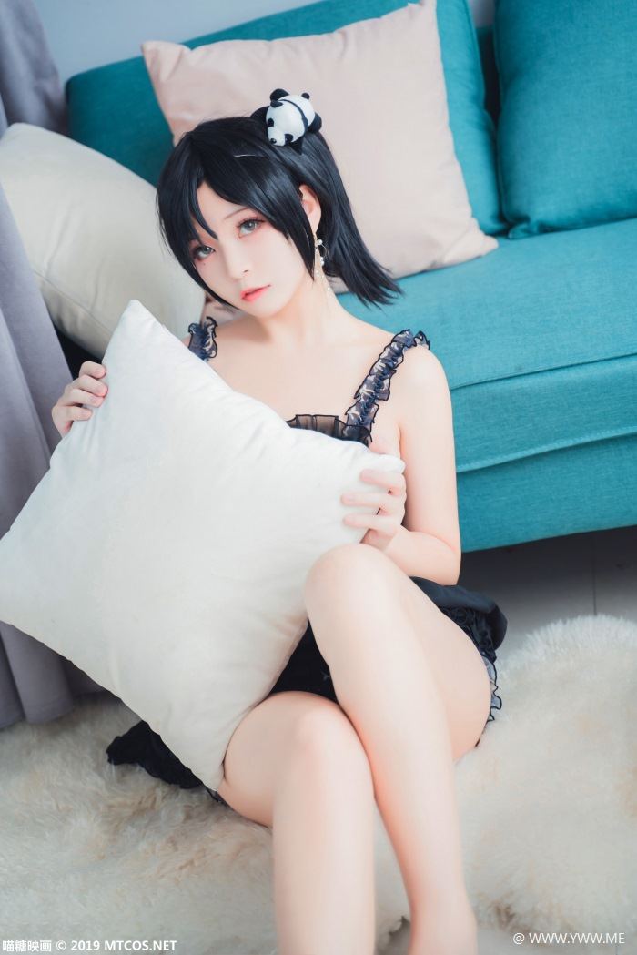 喵糖映画 VOL.063 蕾丝吊带 樱井momo-像素点