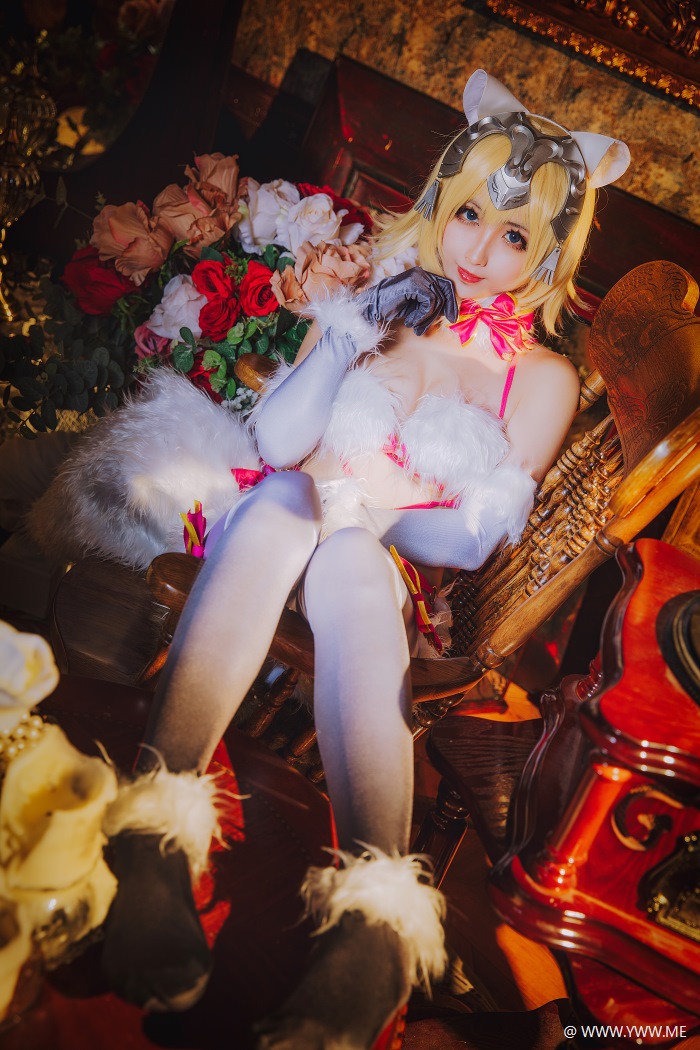 知名动漫Coser@rioko凉凉子 白贞-像素点