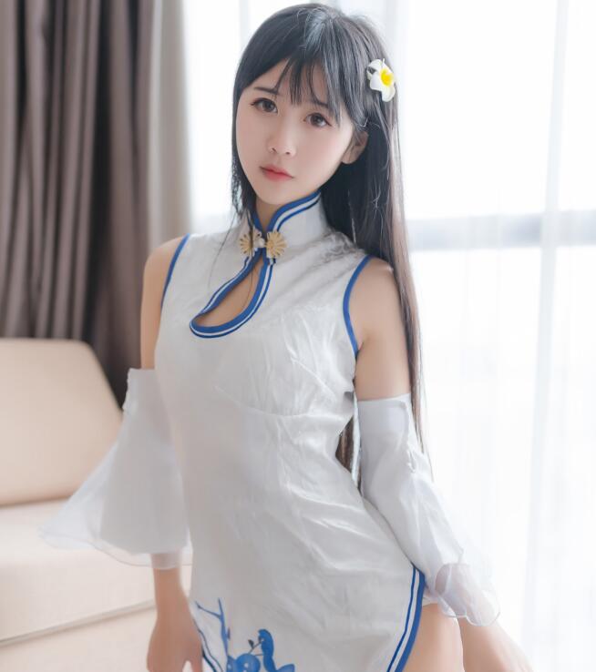 喵糖映画 VOL.066 旗袍半截袜 萌芽儿o0