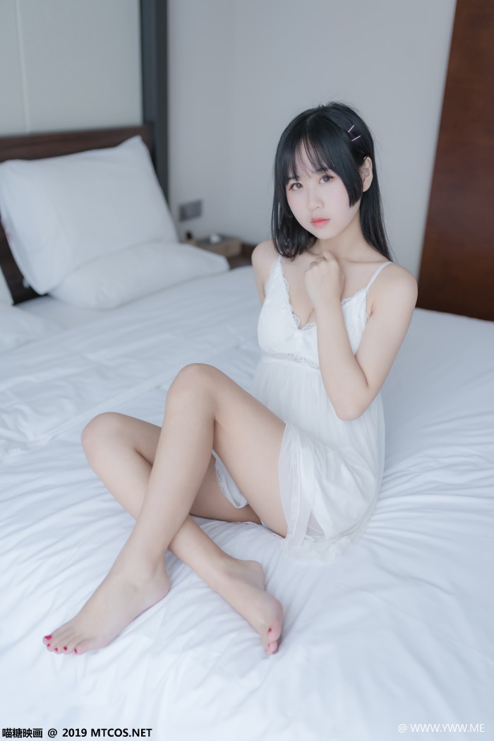 喵糖映画 VOL.069 白纱裙 萌芽儿o0-像素点