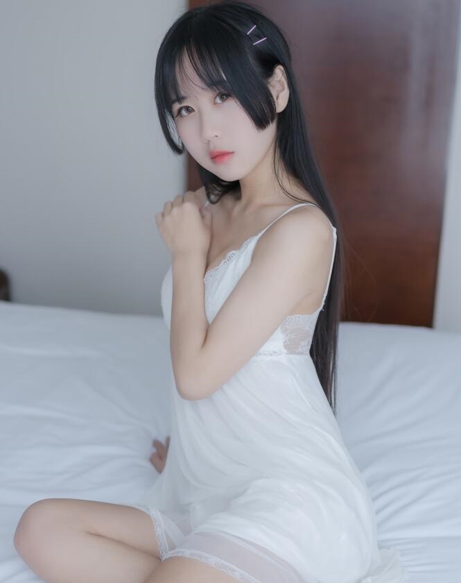 喵糖映画 VOL.069 白纱裙 萌芽儿o0