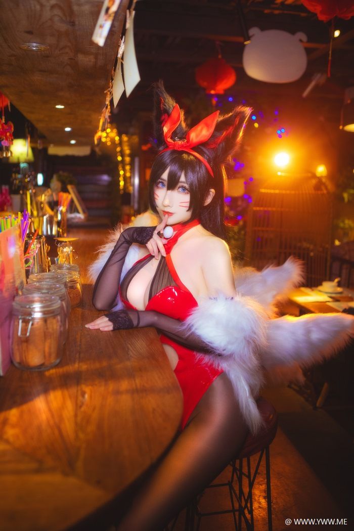 知名动漫Coser@rioko凉凉子 兔女郎阿狸-像素点