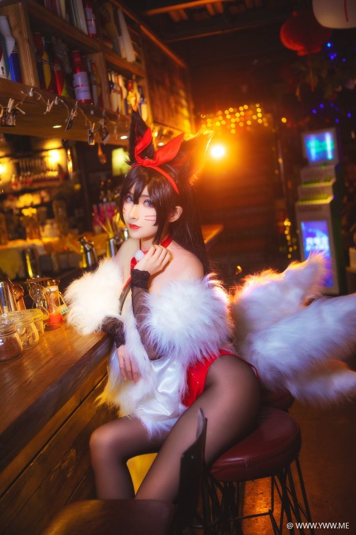 知名动漫Coser@rioko凉凉子 兔女郎阿狸-像素点