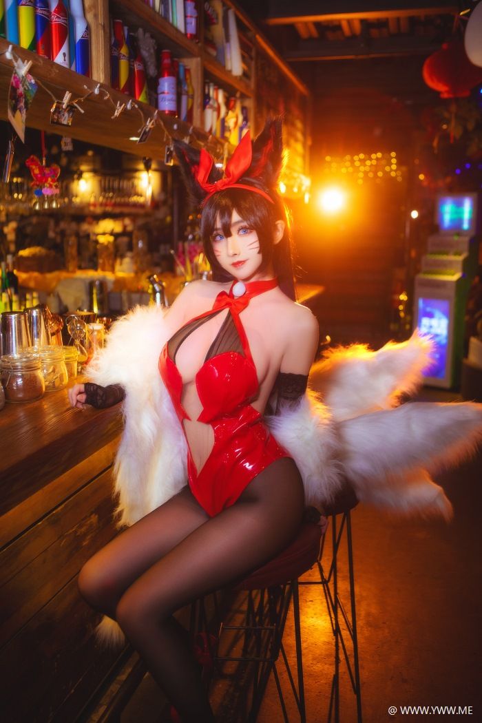 知名动漫Coser@rioko凉凉子 兔女郎阿狸-像素点