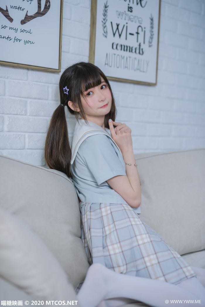 喵糖映画 VOL.094 双马尾学妹-像素点