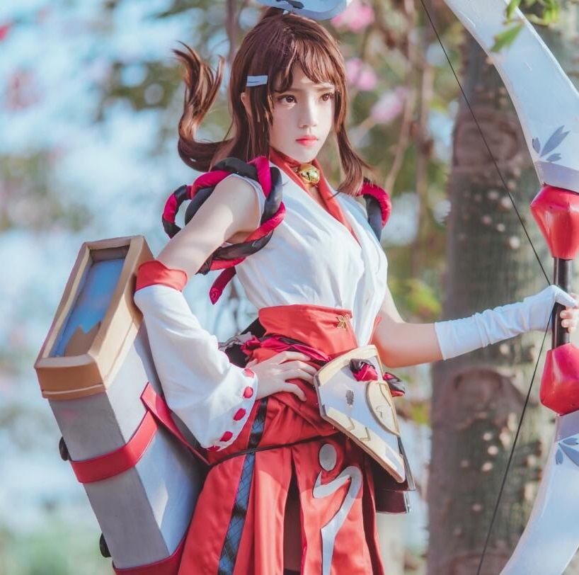 萝莉风COS 桜桃喵 – 伽罗COS