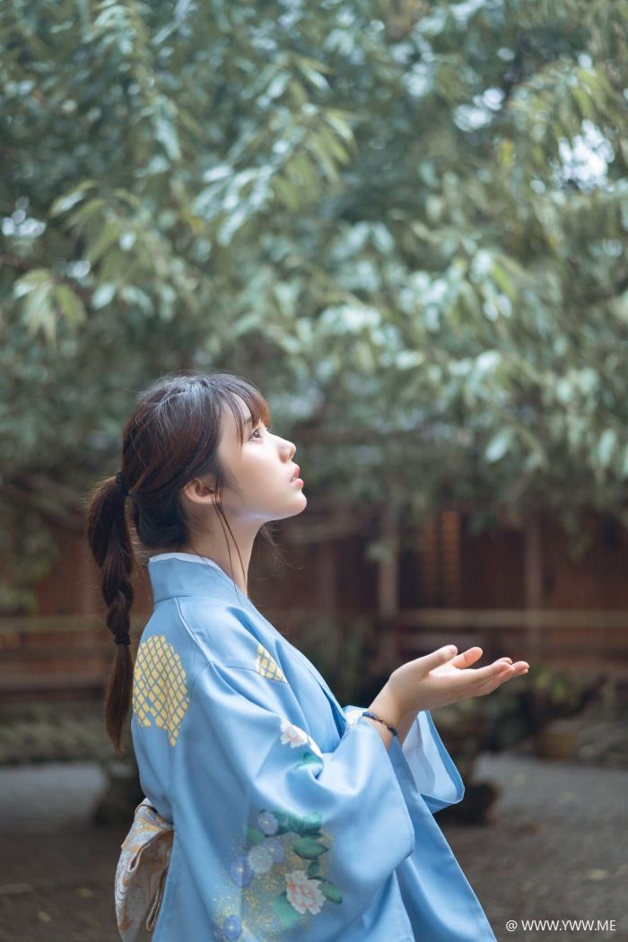 人气动漫Coser@镜酱 – 私奔之和服-像素点
