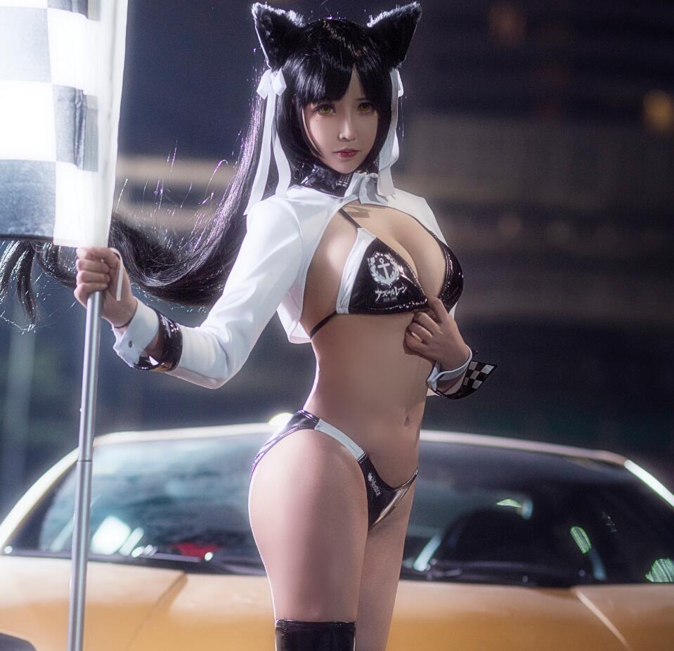 微博红人Coser@抱走莫子aa – 爱岩赛车娘