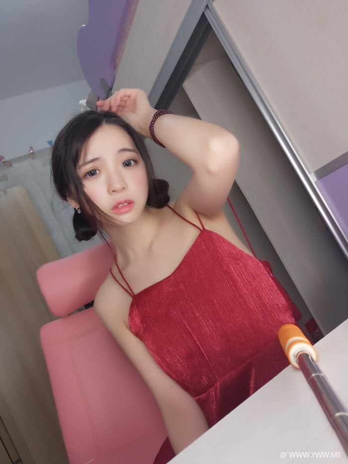 COS美女 疯猫ss – 红裙 散图-像素点